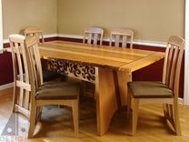 Maple And Walnut Dining Set 1 small