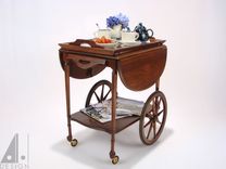 Mahogany Tea Cart Restoration 1 small