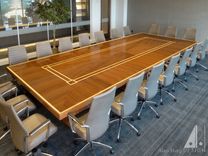Sapele And Maple Conference Table 1 small