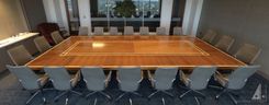 Sapele And Maple Conference Table 2 small