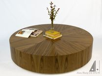 Circular Walnut Coffee Table 1 small
