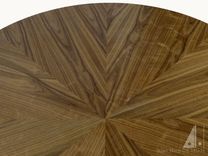 Circular Walnut Coffee Table 2 small