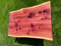 Epoxy Resin Red Cedar Coffee Table 4 small