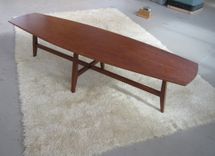Mahogany Cherry Maple Walnut Mid Century Danish Modern Coffee Table 2 small