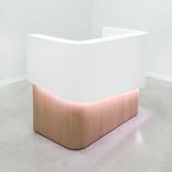 Modern Custom Reception Desk - Nola Curved Split Desk 1 small
