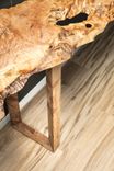 Maple Burl Live Edge Console/Sofa Table 92x18x30 2 small