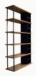 Large Wood And Metal Industrial Bookshelf 2 small