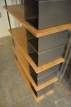 Large Wood And Metal Industrial Bookshelf 5 small