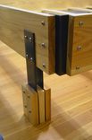 Hickory Bed Frame And Hickory Headboard 6 small