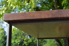 Walnut And Steel Desk 3 small
