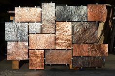 Custom Hammered Copper Wall Art 2 small
