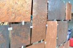 Custom Hammered Copper Wall Art 4 small