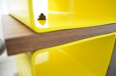 Walnut Wood And Steel Cubbie Bench And Storage 5 small