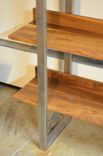 Walnut And Stainless Steel Bookshelf 5 small