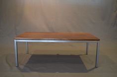 Walnut Wood And Raw Steel End Table 2 small