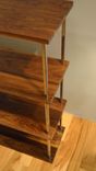 Walnut And Steel Bookcase 1 small