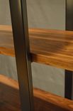 Floating Walnut And Steel Bookcase 5 small