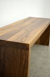 Modern Solid Walnut Wood Bench 3 small