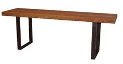 Solid Cherry And Steel Bench 1 small