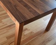 Solid Walnut Dining Table 4 small