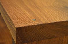 Modern Solid Walnut And Powder Coated Steel Ribbon Coffee Table 6 small