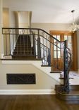 Hand-Forged Railing & Custom Air Vent In Craftsman Home 2 small