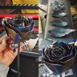 Hand Forged Long Stem Forever Rose 2 small