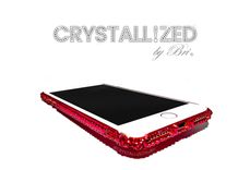 Custom Crystallized Iphone Case Any Model Cell Phone Bling Genuine European Crystals Bedazzled 2 small