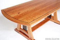 Celtic Harp Craftsman Dining Table, Conference Table 3 small