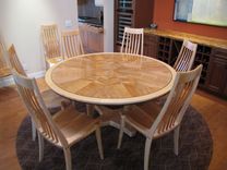 Round Pedestal Table And Chairs 1 small