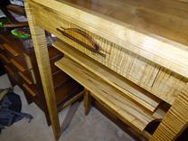 Standing Desk In Curly Maple 4 small
