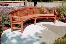 Curved Benches Made For The Governors Mansion In Topeka Kansas 1 small