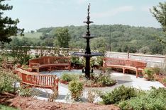 Curved Benches Made For The Governors Mansion In Topeka Kansas 2 small