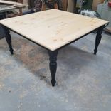 Farm House Kitchen Dining Room Table Rustic 1 small