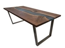 Walnut And Resin River Table / Dining Table / Conference Table 6 small