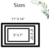 Custom Text Acrylic Wedding Table Sign, Clear, White, Or Black Acrylic, Personalized Sign 5 small