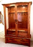 Mesquite & Cherry Gun Cabinet 1 small