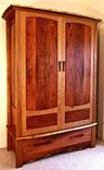 Mesquite & Cherry Armoire 1 small