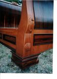 Rosewood & Mahogany Sleigh Bed 2 small