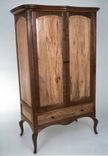 Walnut & Spalted Pecan Armoire 1 small
