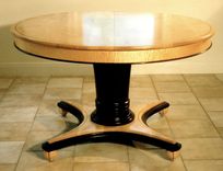 Round Extending Dining Table 1 small