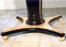 Round Extending Dining Table 2 small