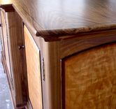 Walnut & Figured Cherry Buffet 2 small