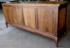 Walnut & Figured Cherry Buffet 4 small