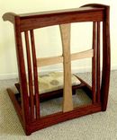 Bubinga & Figured Maple Prayer Kneeler 1 small