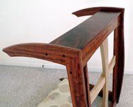 Bubinga & Figured Maple Prayer Kneeler 3 small