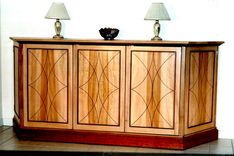 Buffet W/ String Inlay Doors 1 small