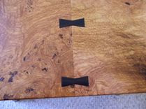 Burl Top Side Table 3 small