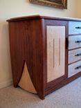 Contemporary Dresser In Bubinga & Curly Maple 2 small