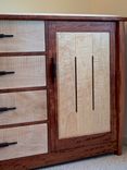 Contemporary Dresser In Bubinga & Curly Maple 4 small